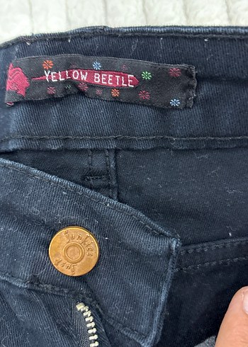 38 Beden siyah Renk Düğmeli Siyah Mini Denim Etek