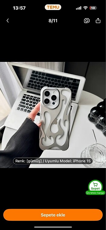 İphone 15 telefon kılıfı