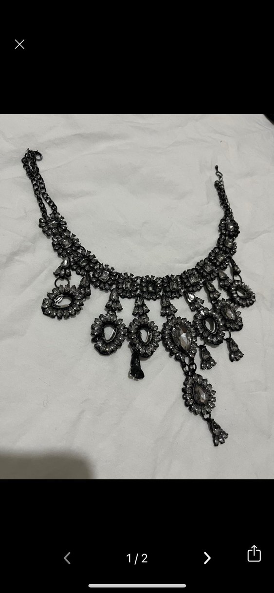 Taşlı Şık Kolye - Görsel 2