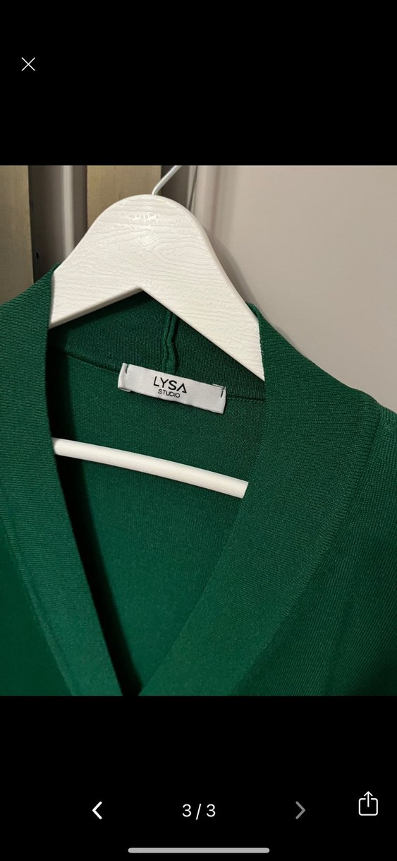 Lysa Studio Yeşil Triko tunik - Görsel 3