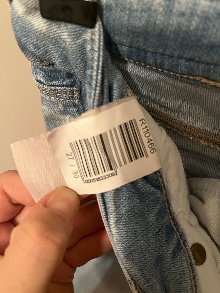 Mavi düşük bel jean - Görsel 2