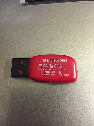 Usb Bellek Sandisk 16 GB