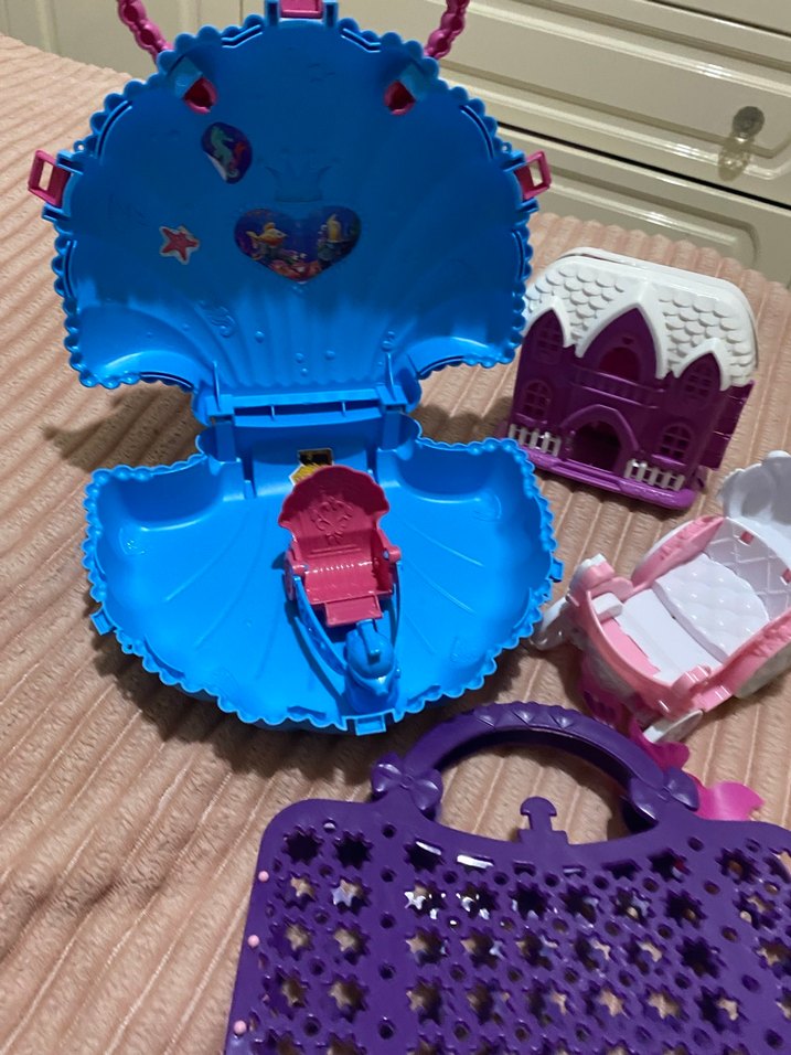 Renkli Oyuncak Seti Mor Çanta ve Aksesuarlar - Görsel 3