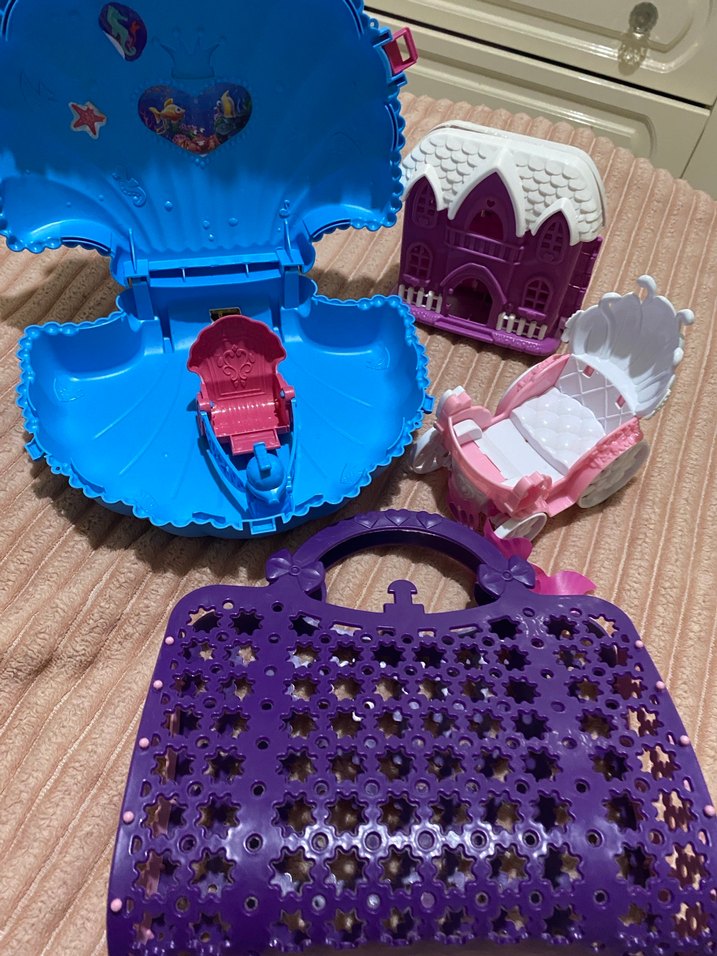 Renkli Oyuncak Seti Mor Çanta ve Aksesuarlar - Görsel 2