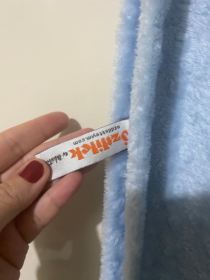 Pastel Mavi Çocuk Battaniyesi - Görsel 3