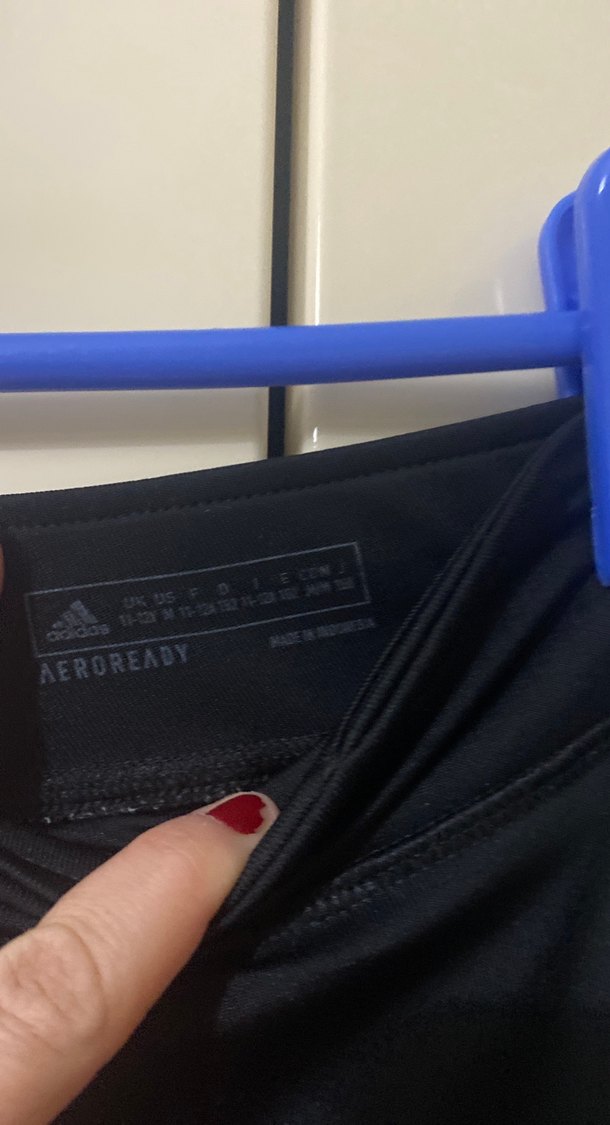 Kız Siyah Adidas Şeritli Tayt - Görsel 3