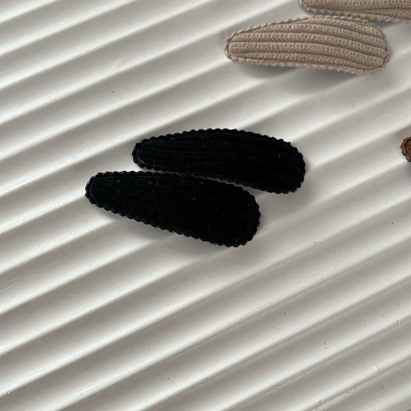 Kahverengi Cırtcırtlı Çocuk Toka Seti - Görsel 2