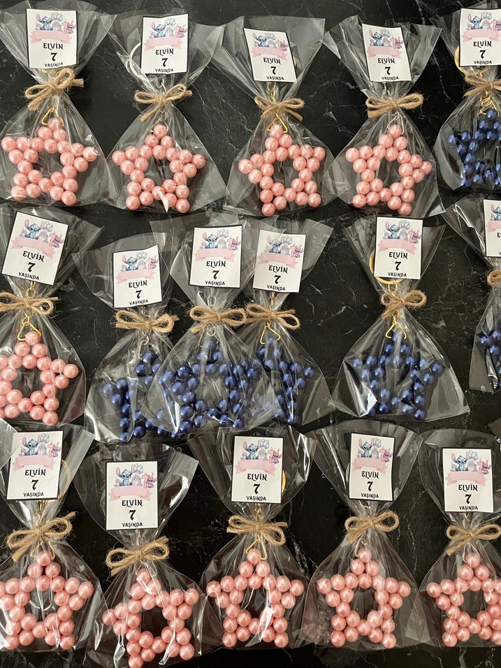 Pembe Boncuklu Çocuk Takısı - Görsel 2