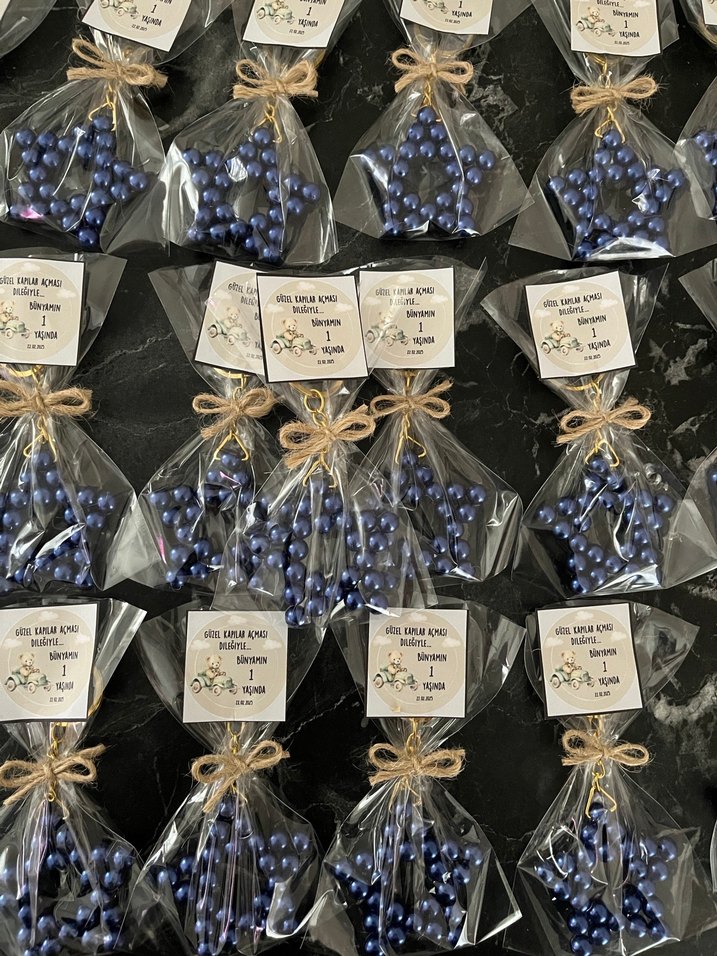 Erkek Vintage Bohem Altın Renk Tesbih - Görsel 2