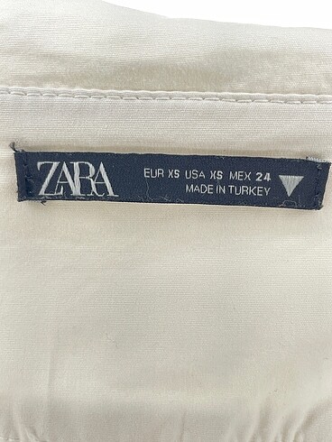 xs Beden beyaz Renk Zara Bluz %70 İndirimli.