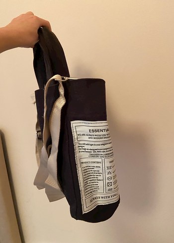  Beden siyah Renk Siyah Baskılı Tote Günlük Kadın Çantası