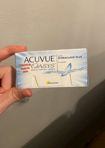 Numaralı ACUVUE OASYS Şefaff Kontakt Lens 6'lı