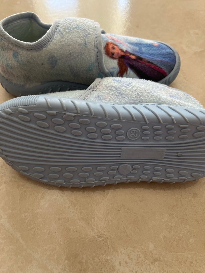 Kız Çocuk Elsa Frozen ev ayakkabısı - Görsel 3