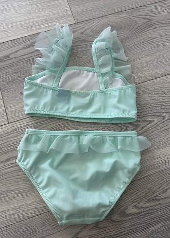 4 Yaş Beden turkuaz Renk Çocuk bikini takımı