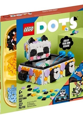 Lego dots sevimli panda 