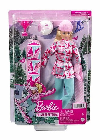 Beden Renk Barbie snowboard sporcusu