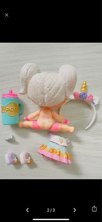 Beden Renk Lol bebek unicorn