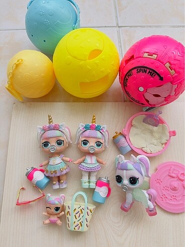  Lol bebek unicorn set
