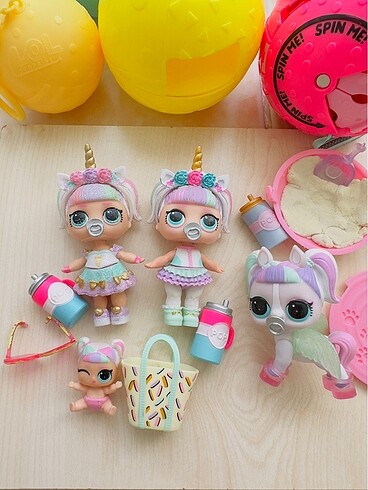  Beden Lol bebek unicorn set