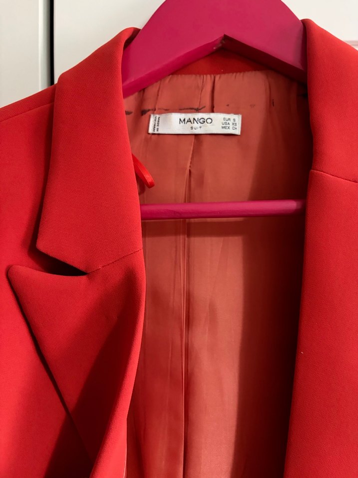 Mango Klasik Kesim kiremit Blazer Ceket - Görsel 2