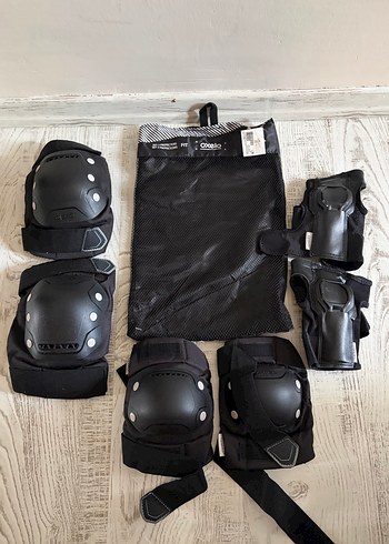 Oxelo Siyah Biker Diz Koruyucu Seti - Görsel 2