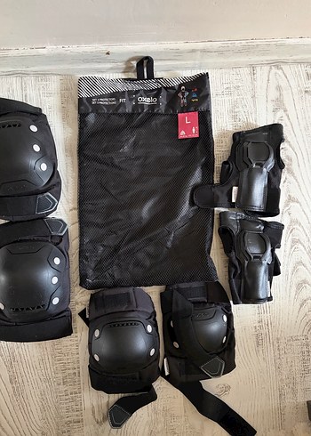 Oxelo Siyah Biker Diz Koruyucu Seti - Görsel 3