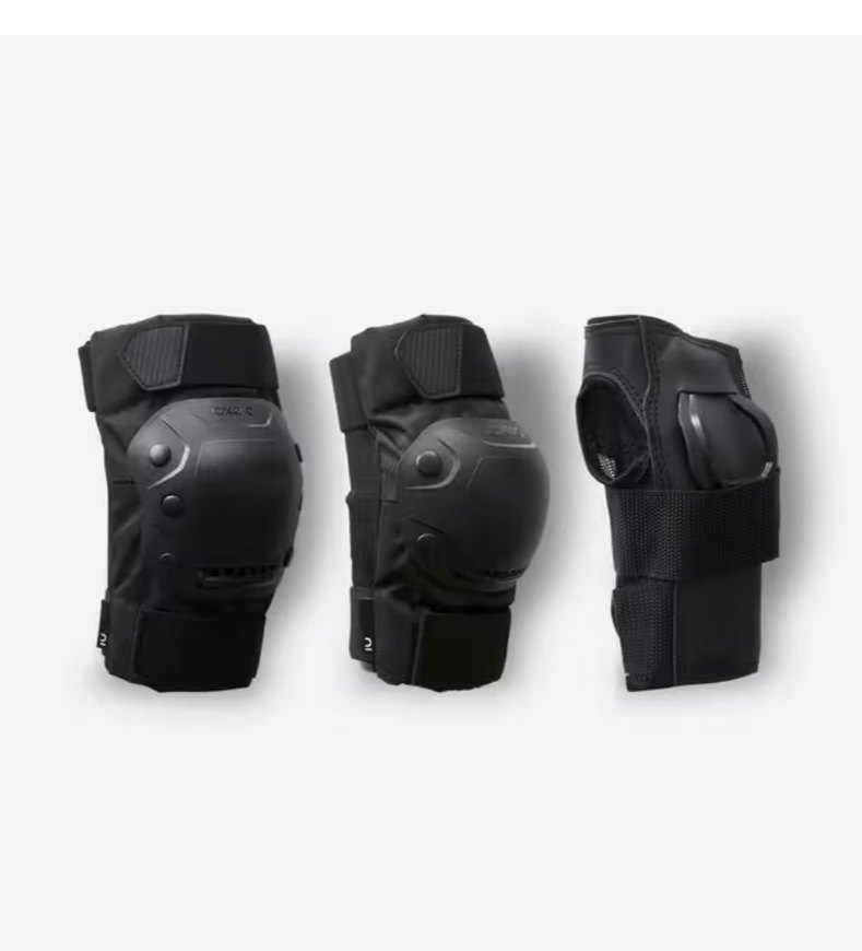 Oxelo Siyah Biker Diz Koruyucu Seti - Görsel 4