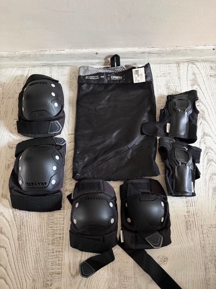 Oxelo Siyah Biker Diz Koruyucu Seti - Görsel 2