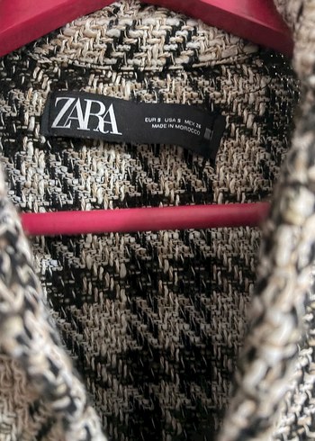 Düğmeli Kahverengi Kadın Midi tüvit Ceket - Görsel 2