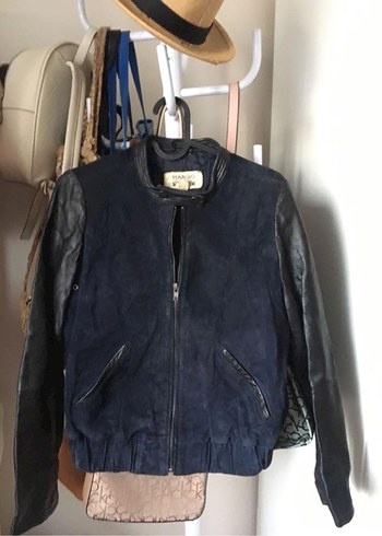 Siyah Kadın Süet Deri Kemerli Ceket - Görsel 4