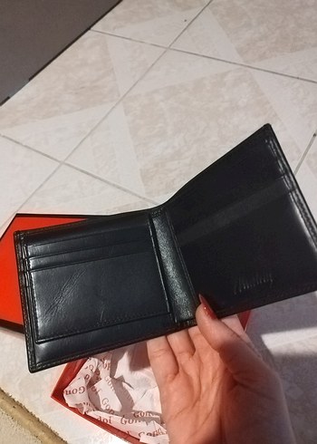 Siyah Minimalist Erkek Deri Cüzdan - Görsel 3