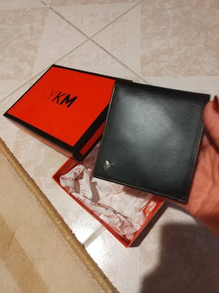 Siyah Minimalist Erkek Deri Cüzdan - Görsel 2