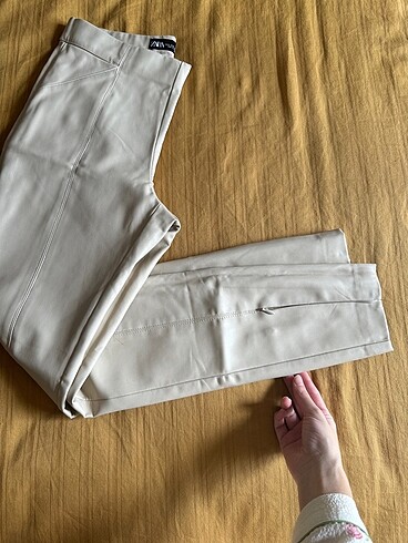Zara Zara deri tayt pantolon bej