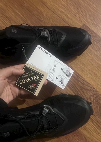 Salomon Siyah Bağcıklı Outdoor Erkek Ayakkabısı - Görsel 5