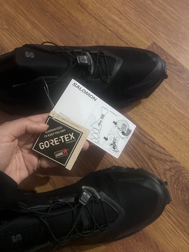 Salomon Siyah Bağcıklı Outdoor Erkek Ayakkabısı - Görsel 5