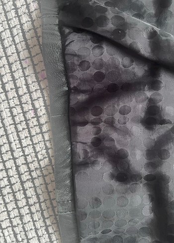 Derimod Siyah Deri Biker Ceket - Görsel 5