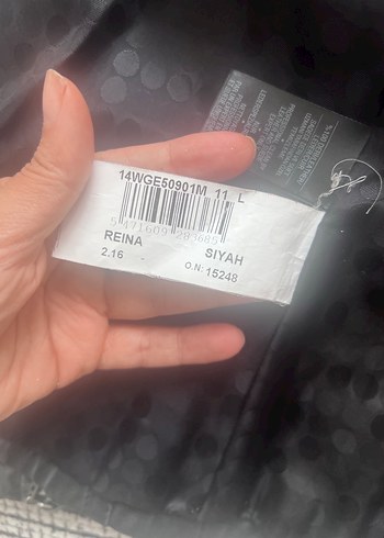 Derimod Siyah Deri Biker Ceket - Görsel 6