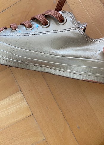 Gold Orijinal Converse Allstar Kadın Spor Ayakkabı - Görsel 8