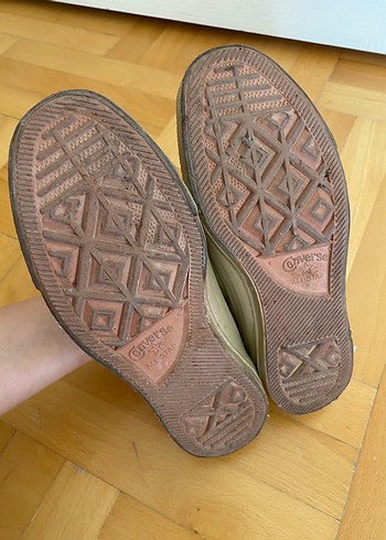 Gold Orijinal Converse Allstar Kadın Spor Ayakkabı - Görsel 9