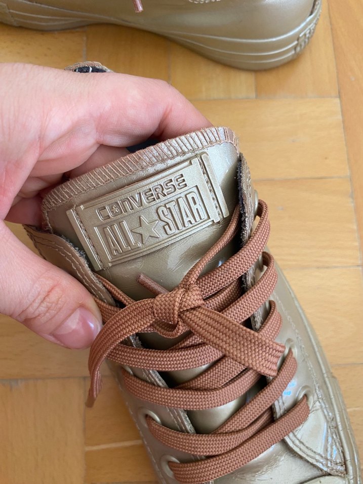 Gold Orijinal Converse Allstar Kadın Spor Ayakkabı - Görsel 2