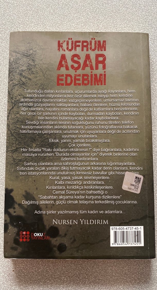 Küfrüm Aşar Edebimi - Nursen Yıldırım - Görsel 2