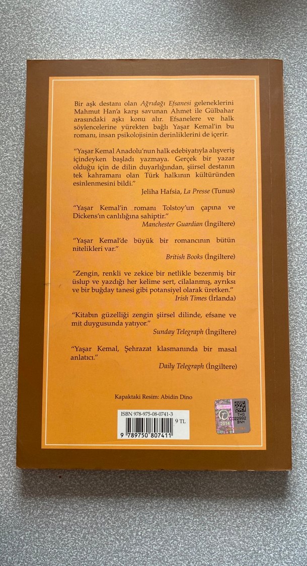 Ağrıdağı Efsanesi - Yaşar Kemal - Görsel 2