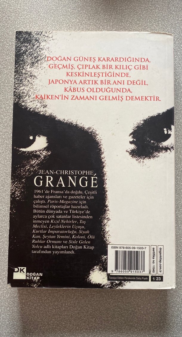 Jean-Christophe Grangé - Kaiken Kitabı - Görsel 2