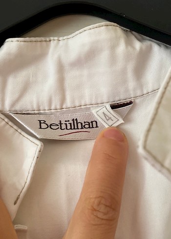 Trendyol & Milla Betülhan Beyaz, Düğmeli Ceket, Elbise