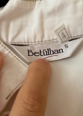 44 Beden Betülhan Beyaz, Düğmeli Ceket, Elbise