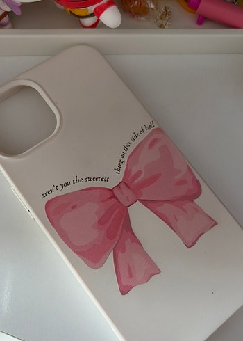 Pembe Fiyonklu Bohem Telefon Kılıfı - Görsel 3