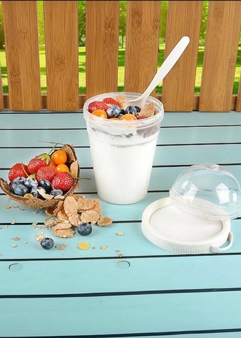 Beyaz Kapaklı Çok Bölmeli Saklama Kabı - Görsel 2