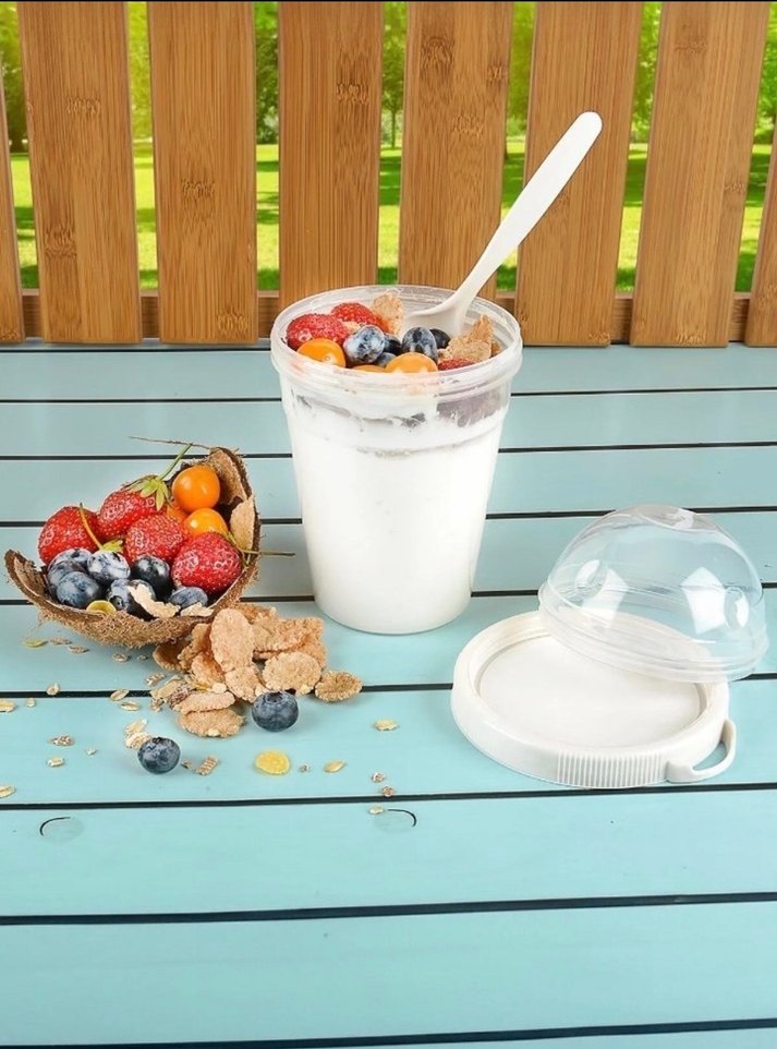 Beyaz Kapaklı Çok Bölmeli Saklama Kabı - Görsel 2