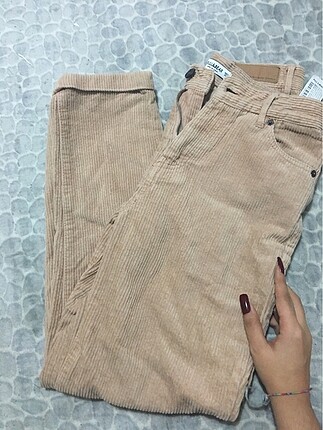 fitilli keten pantolon