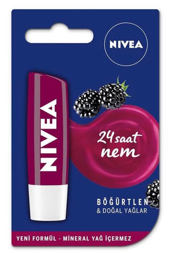NIVEA Böğürtlen Parlaklık Dudak Bakım Kremi - Görsel 2